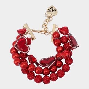 NWT Betsey Johnson Love Spell Bracelet